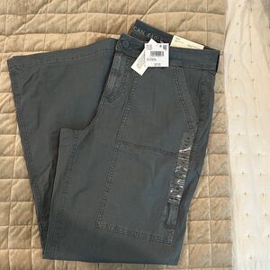 American Eagle Outfitters Wide Leg Pants - Gray